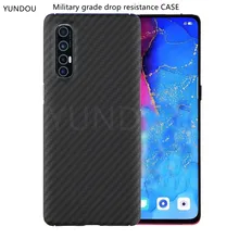 Kevlar carbon fiber case For OPPO Reno 3 Pro case Aramid Fiber light thin  Phone cover for Reno 3 Pro matte Protective shell