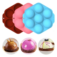 47hole large semicircle silicone cake mold mousse muffin chocolate biscuit baking mold tray kitchen cake baking accessories 1pc