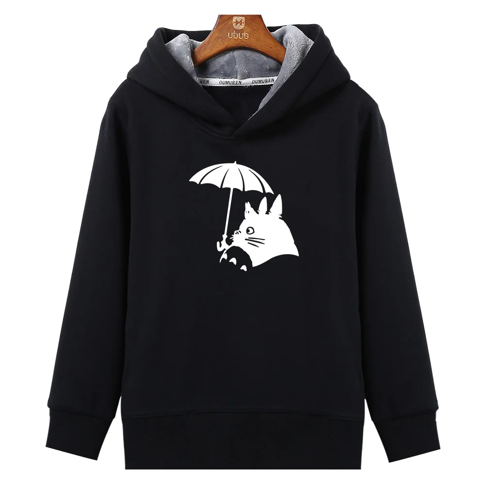 Kawaii Аниме Тоторо флуоресцентный толстовки с капюшоном светящийся рисунок