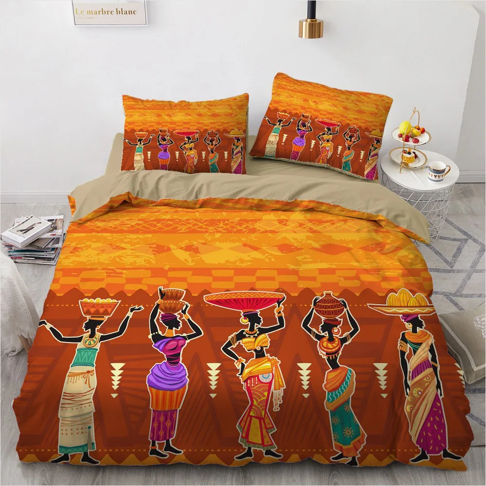 

3D Camel Comforther Cases Custom Design India Quilt Cover Sets Pillow Case King Queen Super King Twin Size 180*200cm Bedding Set