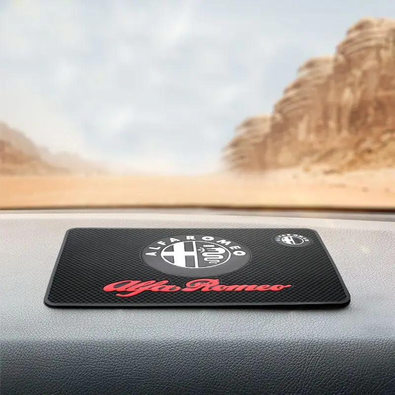 

Car Dashboard Sticky Anti-Slip PVC Mat Auto Non-Slip Sticky Pad For Alfa Romeo Giulietta 159 147 GT Giulia MiTO Brera Stelvio