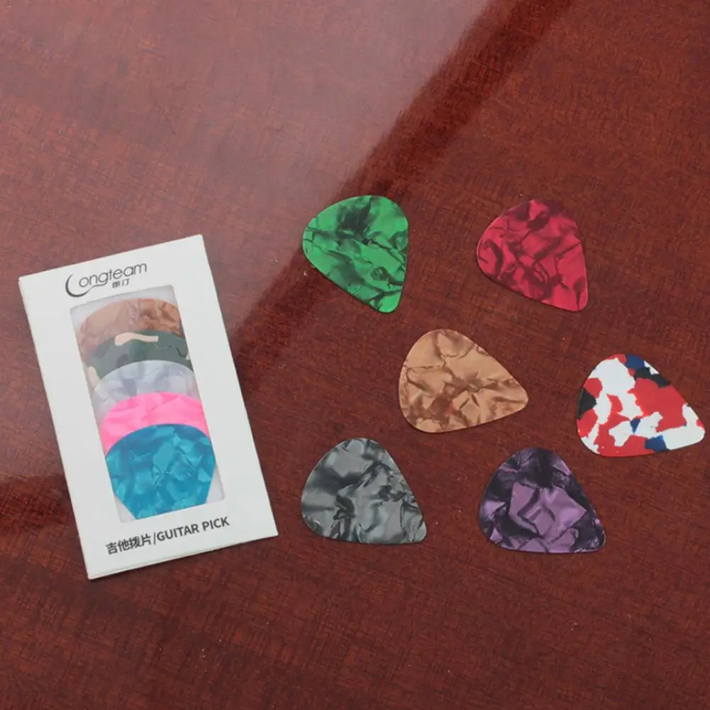 5 шт. Новые акустические палочки s Plectrum целлюлоидные электрические аксессуары для гитары(выбрать цвет случайный