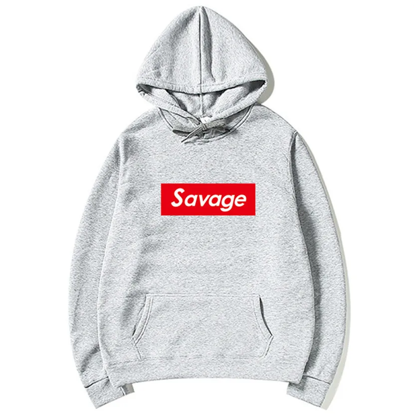 2019 новые мужские толстовки с капюшоном Savage Parody No Heart X Mode убойная банда ATL