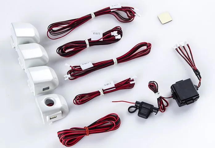 Улучшенная крышка наружной ручки со светодиодный светильник кой для Prado 2014-19 Lc200