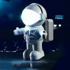 Новый милый космонавт USB светодиодный регулируемый светильник для компьютера ПК лампа светильник свет чистый белый