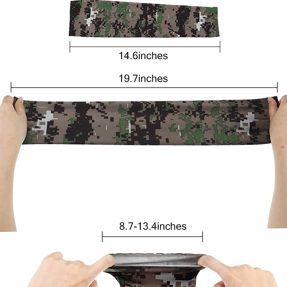 

10Pair Ice Sleeve Men Armguard Outdoor Biker Gloves Driving Sunscreen Fishing Longsleeve Ice Silk Summer Women Arm Sleeves