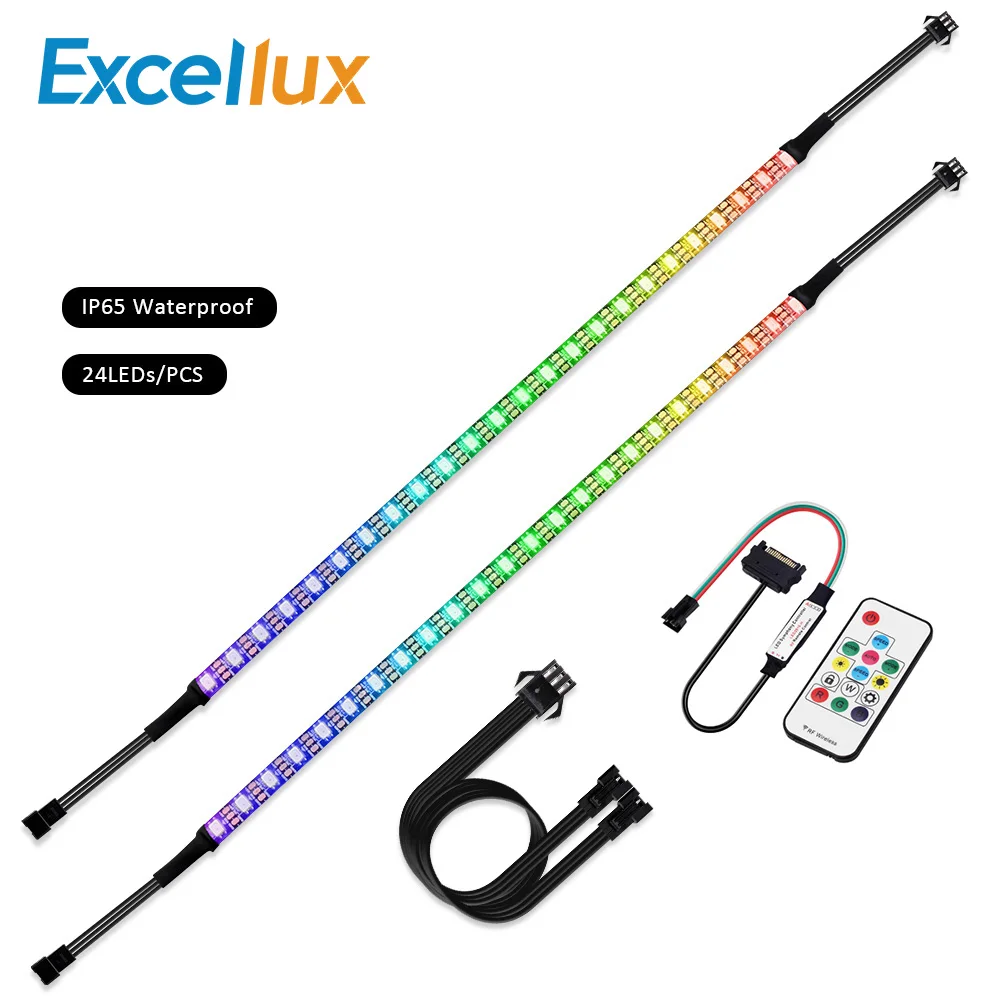 RGB-Лента светодиодная WS2812b, 5 В, 3 контакта
