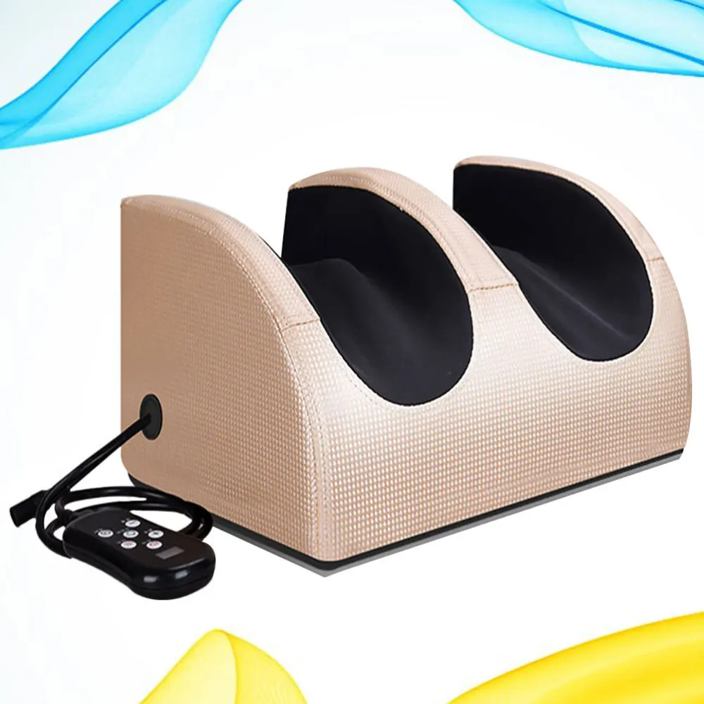 

Practical Foot Massager Kneading Warm Therapy Equipment for Home Office Men with US Plug (Golden)
