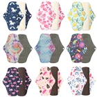 Прокладки для трусиков Ohbabyka, тканевая менструальная прокладка, гигиенические, многоразовые, мягкие, моющиеся, с угольным углем