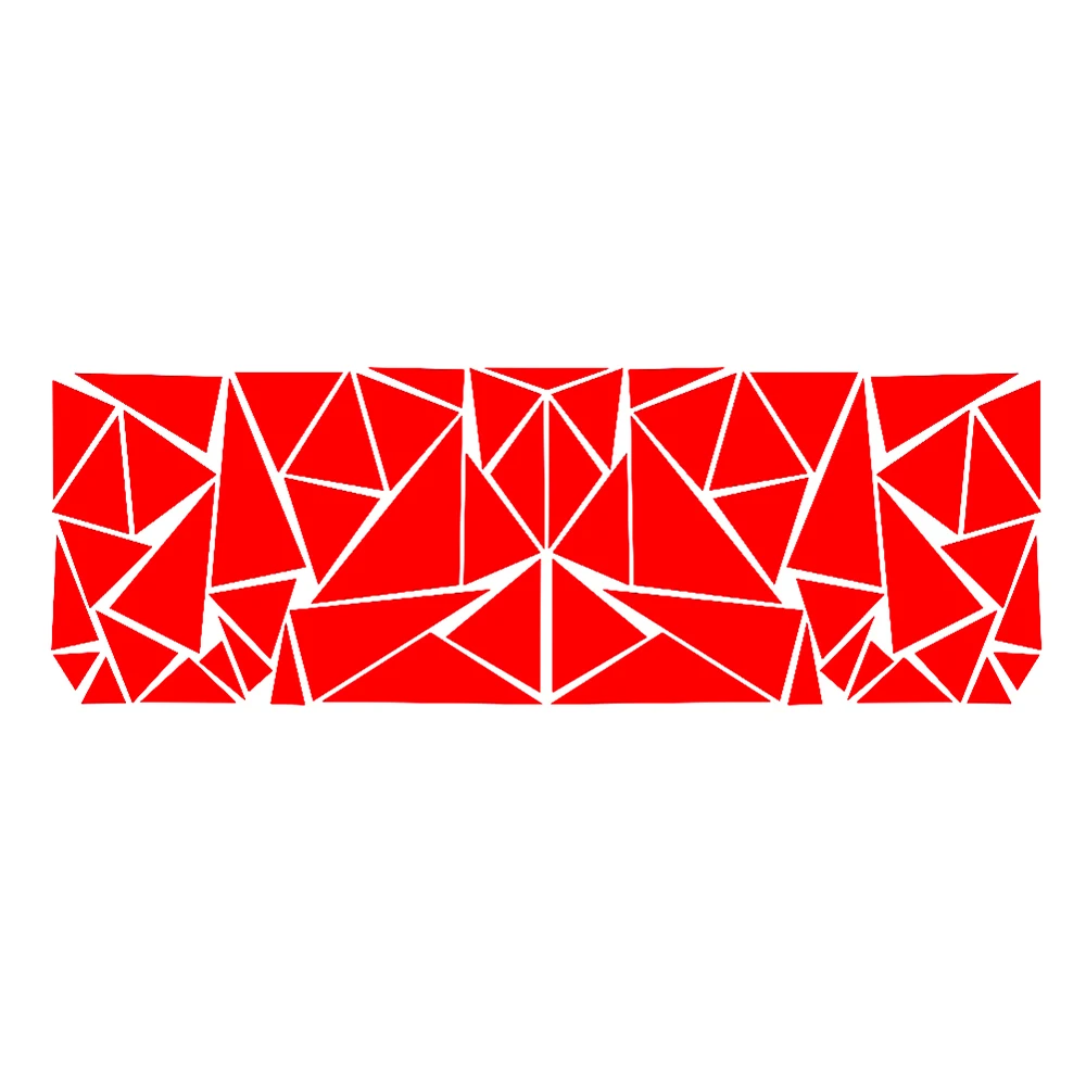 

Car Sticker Decals Decor Red Cars Trucks Ships Motorcycles 200*60cm Triangle