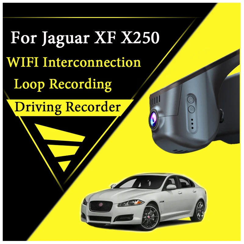 Видеорегистратор для Jaguar XF X250 2007-2015 с Wi-Fi и функцией записи дороги | Автомобили