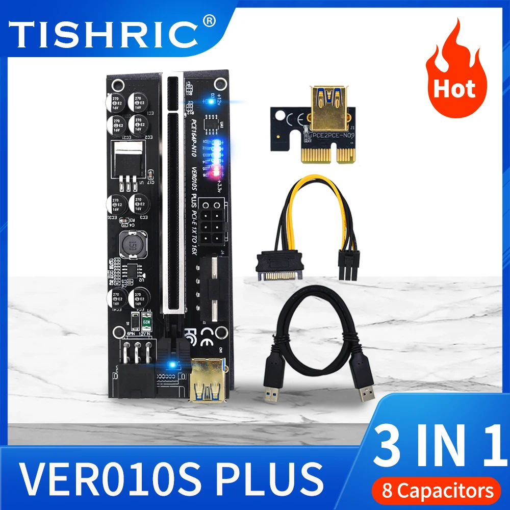 

Кабель-переходник TISHRIC VER010S PCIE 010s Plus Pci Express X16