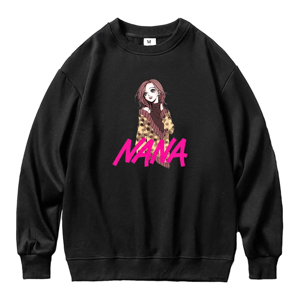 

Anime Nana Anime Hoodie Women Kawaii New Oversized Hoodies Female Harajuku Manga Hoody fashion Crew Neck Pullover Sweatshirts