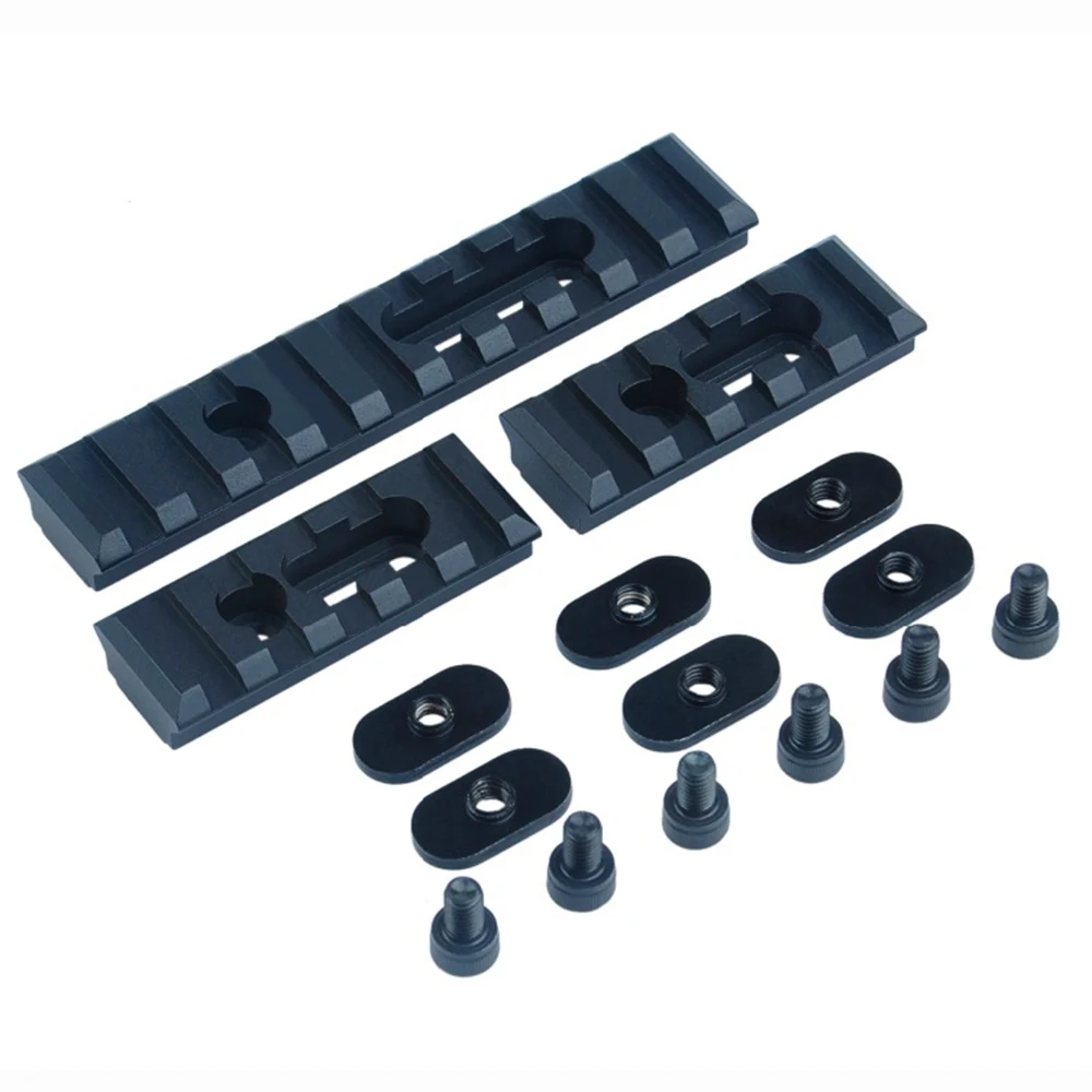 

WADSN 4Pcs/Pack Airsoft Hand guard MAGP MOE Metal Rail Cover Panel fit M-lok Keymod 20mm Picatinny Rails System
