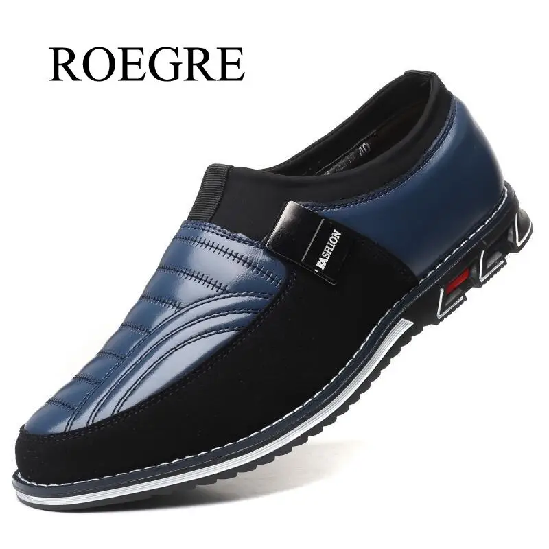 High Quality Leather Shoes Men Luxury Brand Casual Fashion Mens Loafers Moccasins Flats Comfortable Men's Driving 48 | Обувь