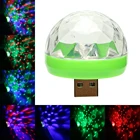 Магический шар RGB салона лампы неоновые часы со светодиодами USB окружающей среды светильник Plug  Play вечерние кемпинг мини-Караван 4x4 авто аксессуары для украшения дома