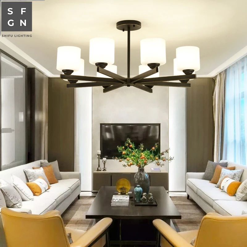 Люстра светильник ing светодиодные люстры современный китайский стиль железный