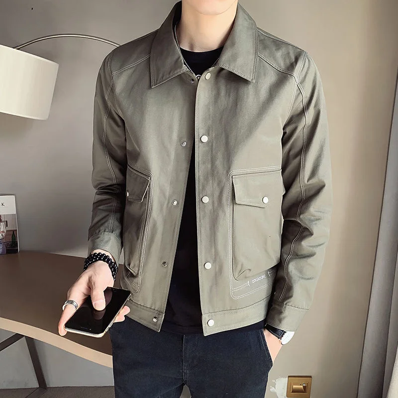 

men's fashion brand spring new men's work jacket_