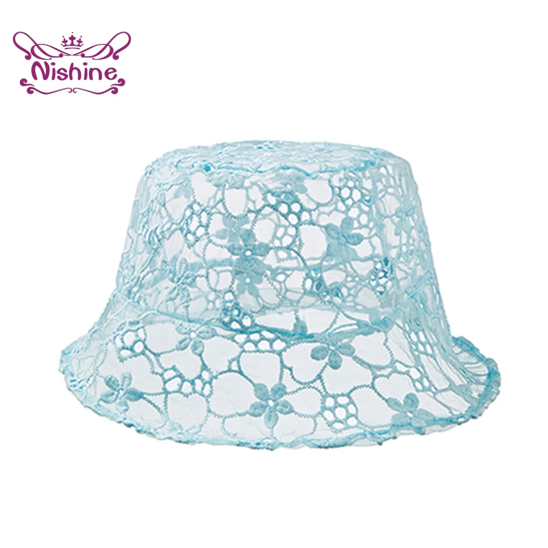 

Nishine Fashion Breathable Lace Children Fisherman Caps Cute Cartoon Fruits Pattern Bucket Hats Print Infant Bonnet Photo Props