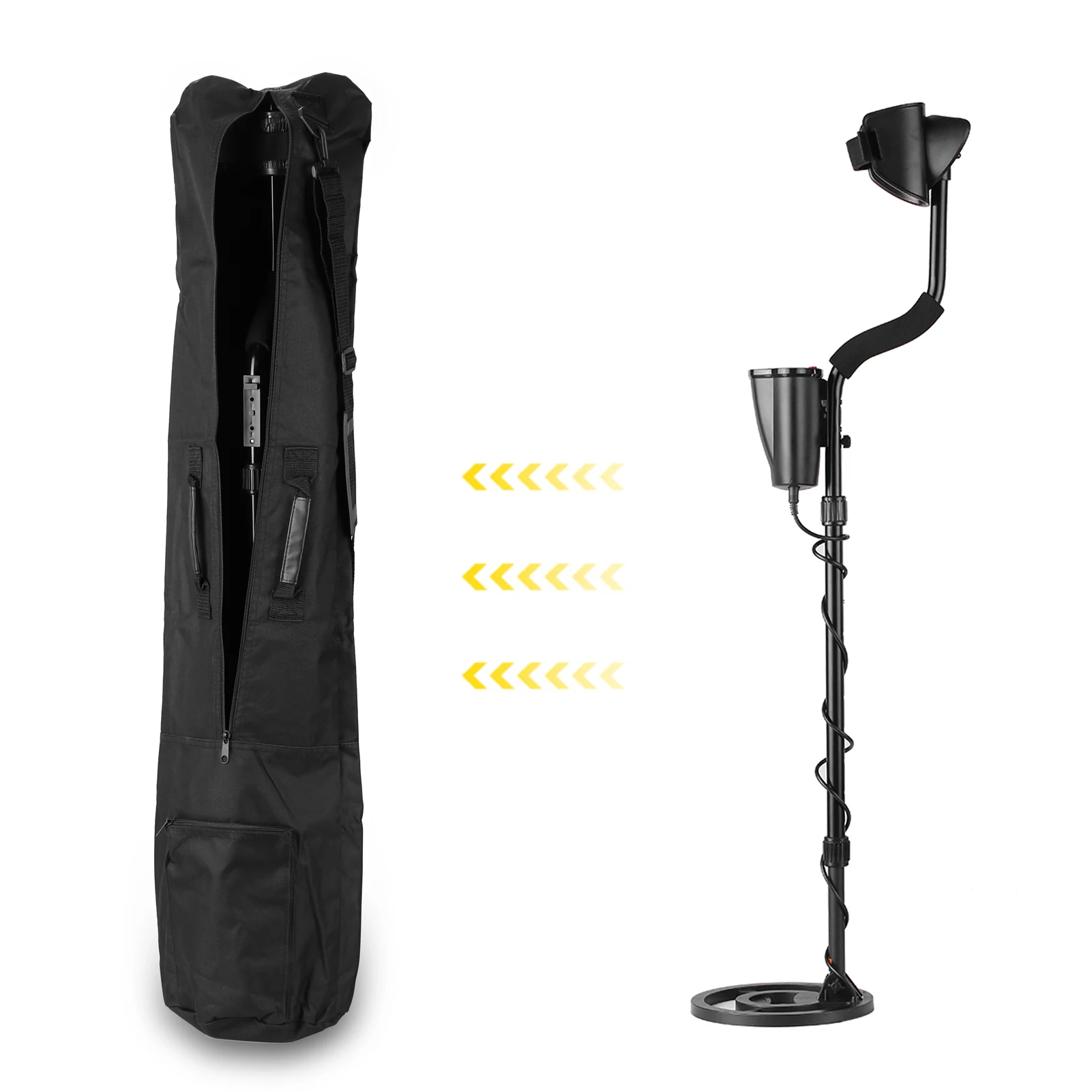 

Metal Detector Backpack Accessory for Metal Finder Handheld Straps Two Way Large Capacity Wear Resisting Bag
