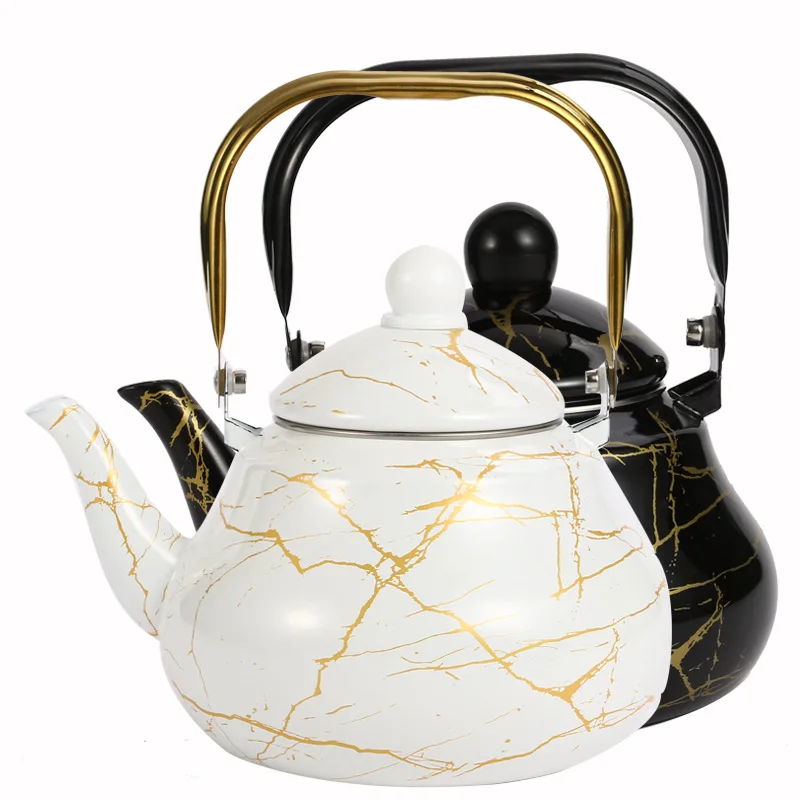 

Мраморная груша, эмалированный чайник, домашний чайник, кофейник с возможностью нагрева