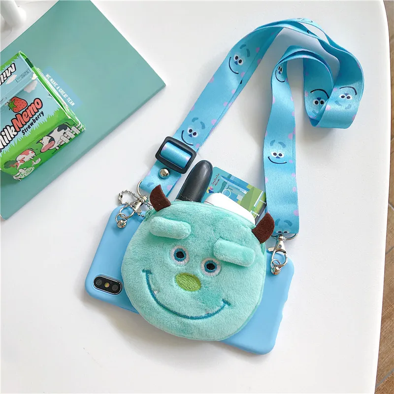 Для iphone XS max Monsters чехол милый динозавр Обложка кошелька детский подарок для XR X 8plus