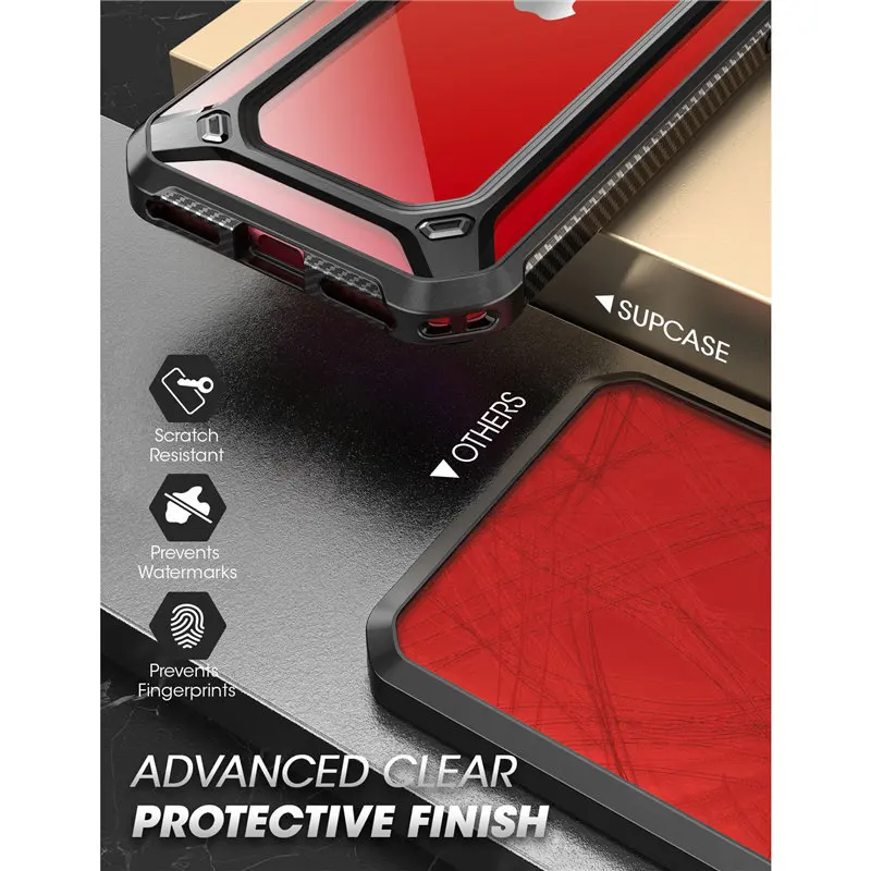 supcase for iphone se 2020 case for iphone 78 case exo series premium hybrid protective clear pc tpu bumper case back cover free global shipping