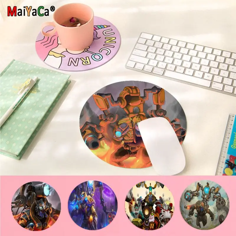 

Maiyaca Cool New Cute dota2 Tinker gamer play mats round gaming Mousepad gaming Mousepad Rug For PC Laptop Notebook