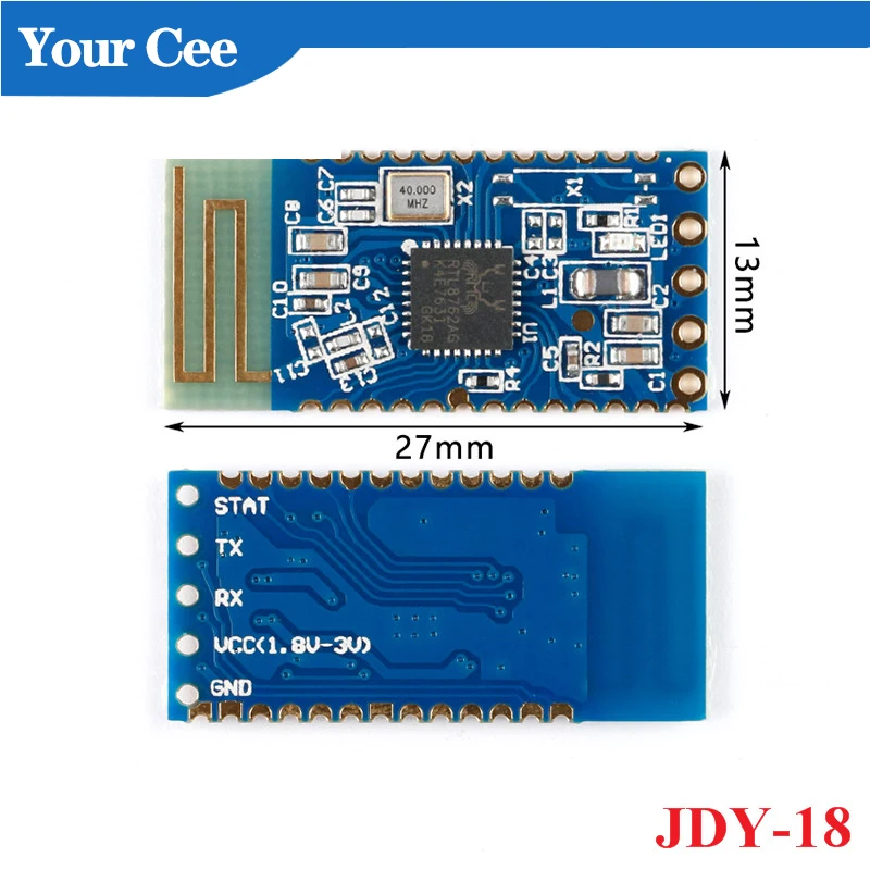 JDY-18 4 2 BLE высокоскоростной модуль передачи Master-slave интеграция JDY 18 UART IIC I2C