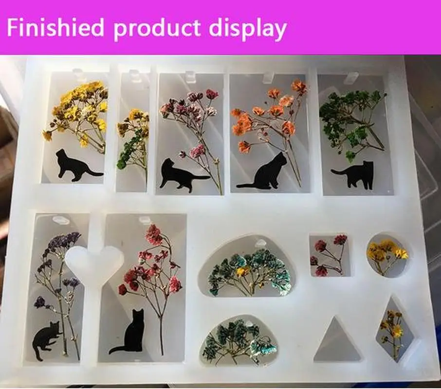 Набор силиконовых форм для самостоятельного изготовления подвесок с