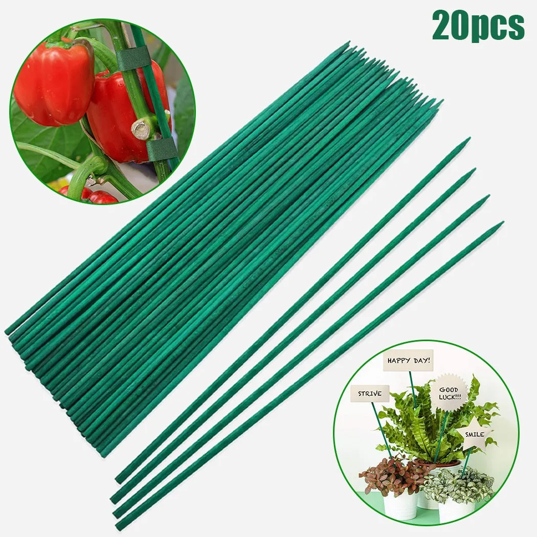 

Water Resistant Wooden Plant Stake 20Pcs Accessories Bamboo For Flowers