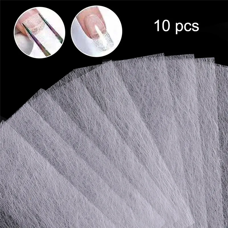 10 шт. ноготь для наращивания нетканые шелкопряды дизайна ногтей из кончиков