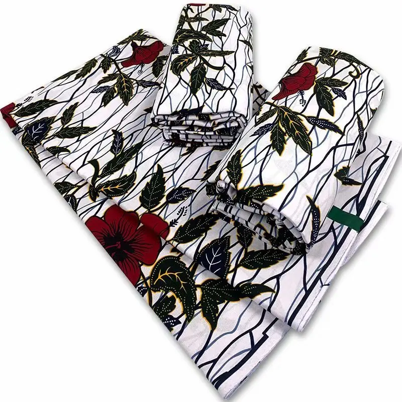 

2021 new arrival Ankara African Wax Prints 100% cottonr Fabric Binta Real Wax High Quality 6 yard African Fabric for Party Dress