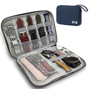 Портативный чехол для смарт-часов, 8 карманов, сумка-Органайзер для Apple Watch BandGarmin Watch BandSamsung Watch Band