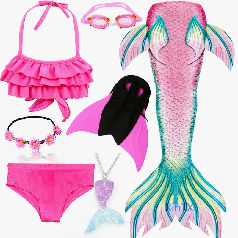 Женский купальный костюм с хвостом Русалочки для косплея моноластами и
