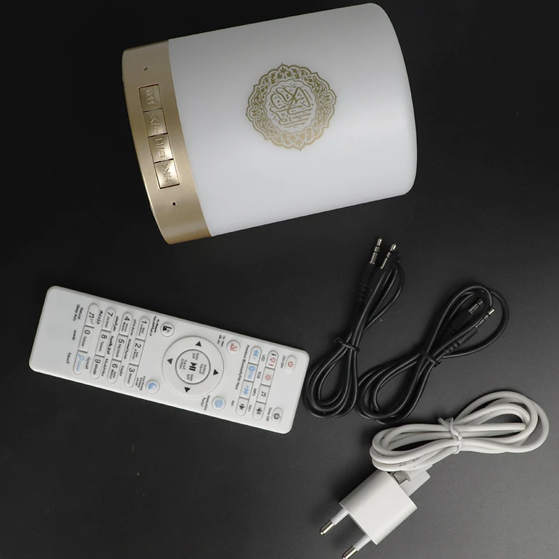 

LED Bluetooth Speaker Quran Speaker Support MP3 FM 8GB TF Card Radio Quran Speaker Remote Control Quran Reader Muslim