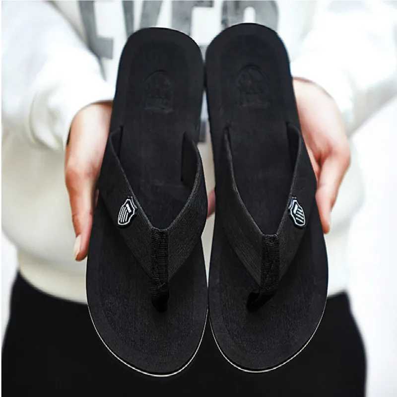 

2020 New Summer Men's Slippers High Quality Beach Sandals Non-slip Casual Shoes Slippers Wholesale