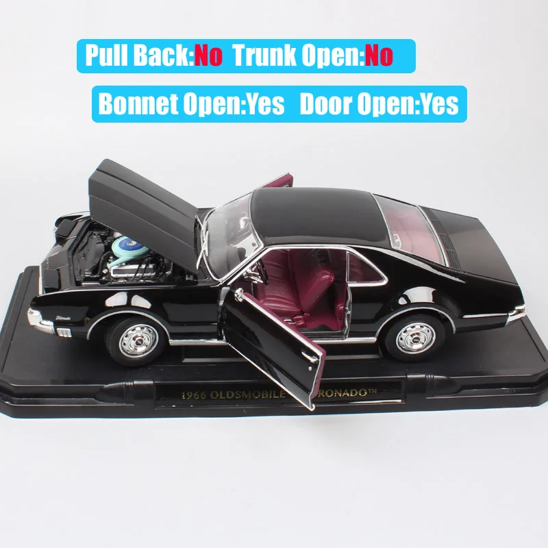Масштаб 1:18 классический винтажный GM Oldsmobile Toronado 1966 литые автомобили и