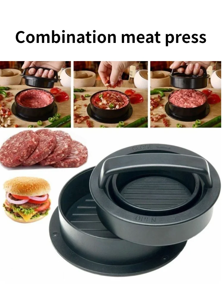 Hamburger Meat Press ABS Material Kitchen Tool Patty Combination Manufacturing | Дом и сад