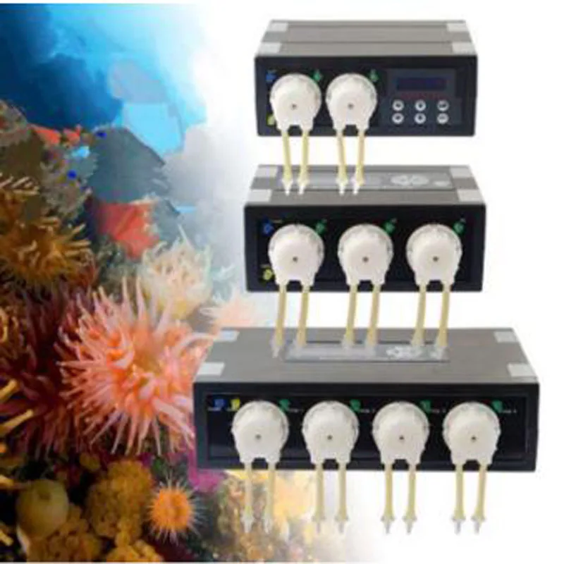 

JEBAO DP2 DP3 DP4 DP5 DP3S DP4S Auto Dosing Pump Automatic Doser for Marine Reef Aquarium Fish Tank