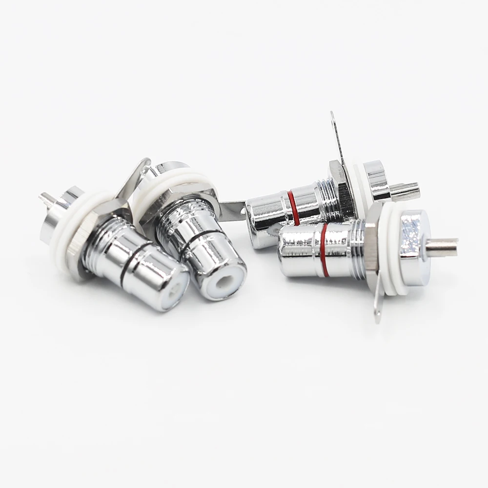 4 шт. разъём RCA с родиевым покрытием|chassis|chassis audio |