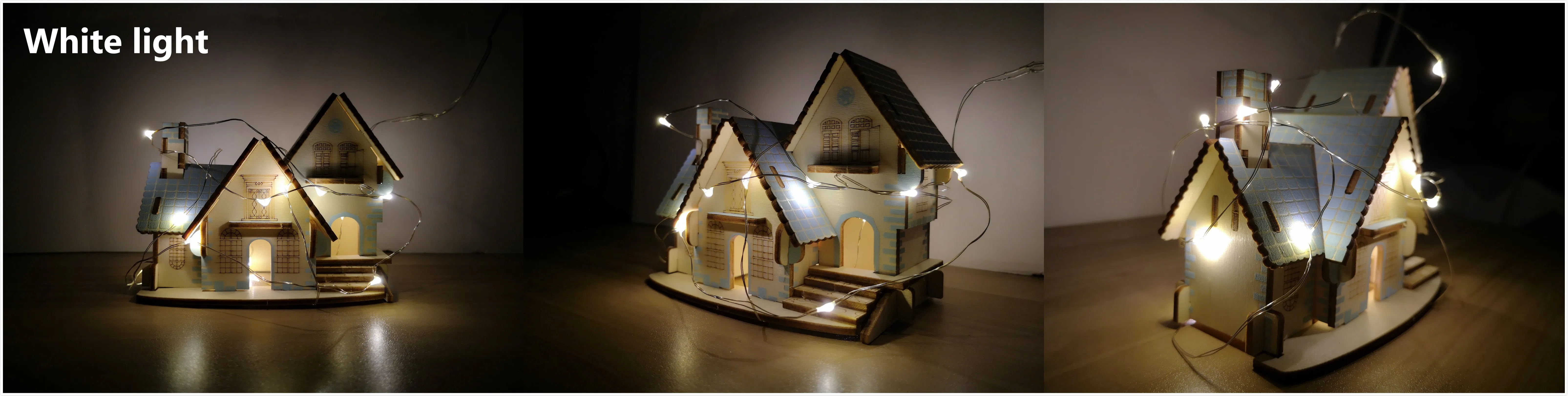 Сборочный Набор DIY строительные 3D деревянные игрушки ранчо домик кукольный домик головоломка мини деревянные модели игрушки для детей Детские аксессуары