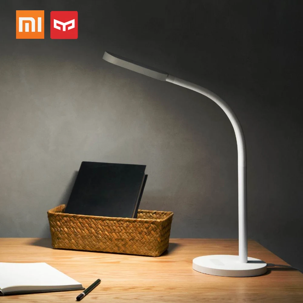 Для Xiaomi Yeelight Mijia светодиодный настольный светильник USB YLTD01YL 3 Вт Портативный Умный складной сенсорный Регулируемый Настольный светильник для чтения яркость света