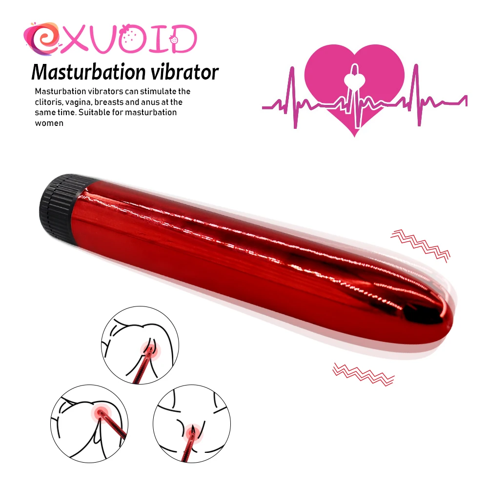 Анальный вибратор EXVOID Массажер для взрослых 7-дюймовый фаллоимитатор стимуляции