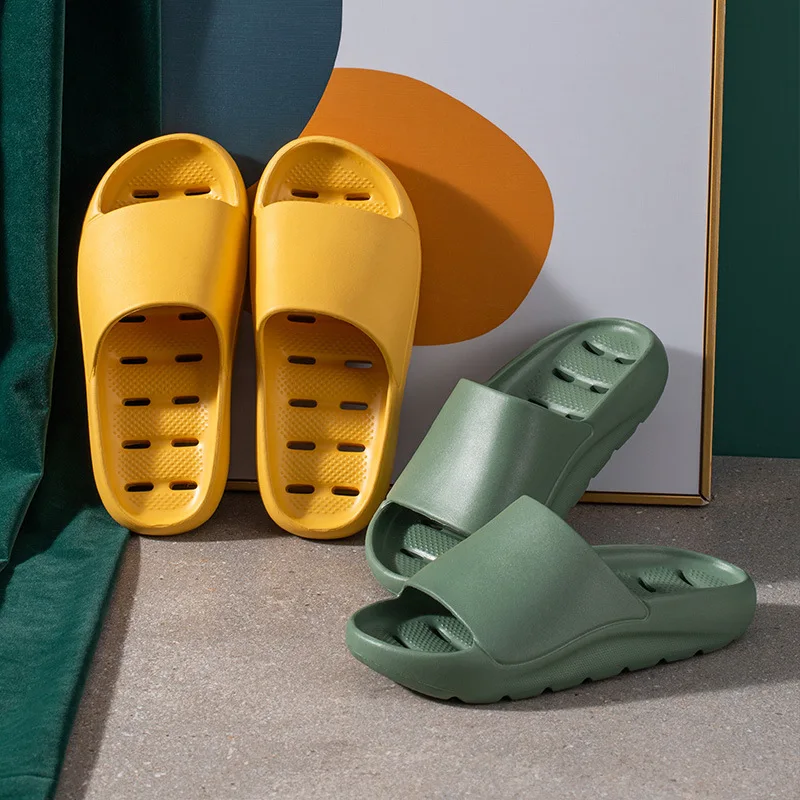 

Bathroom Slippers Shower Sandal Summer Slide Weep Hole EVA Non-Slip Light Indoor Soft Sole Slide Women Men Flip Flops Pool Shoes