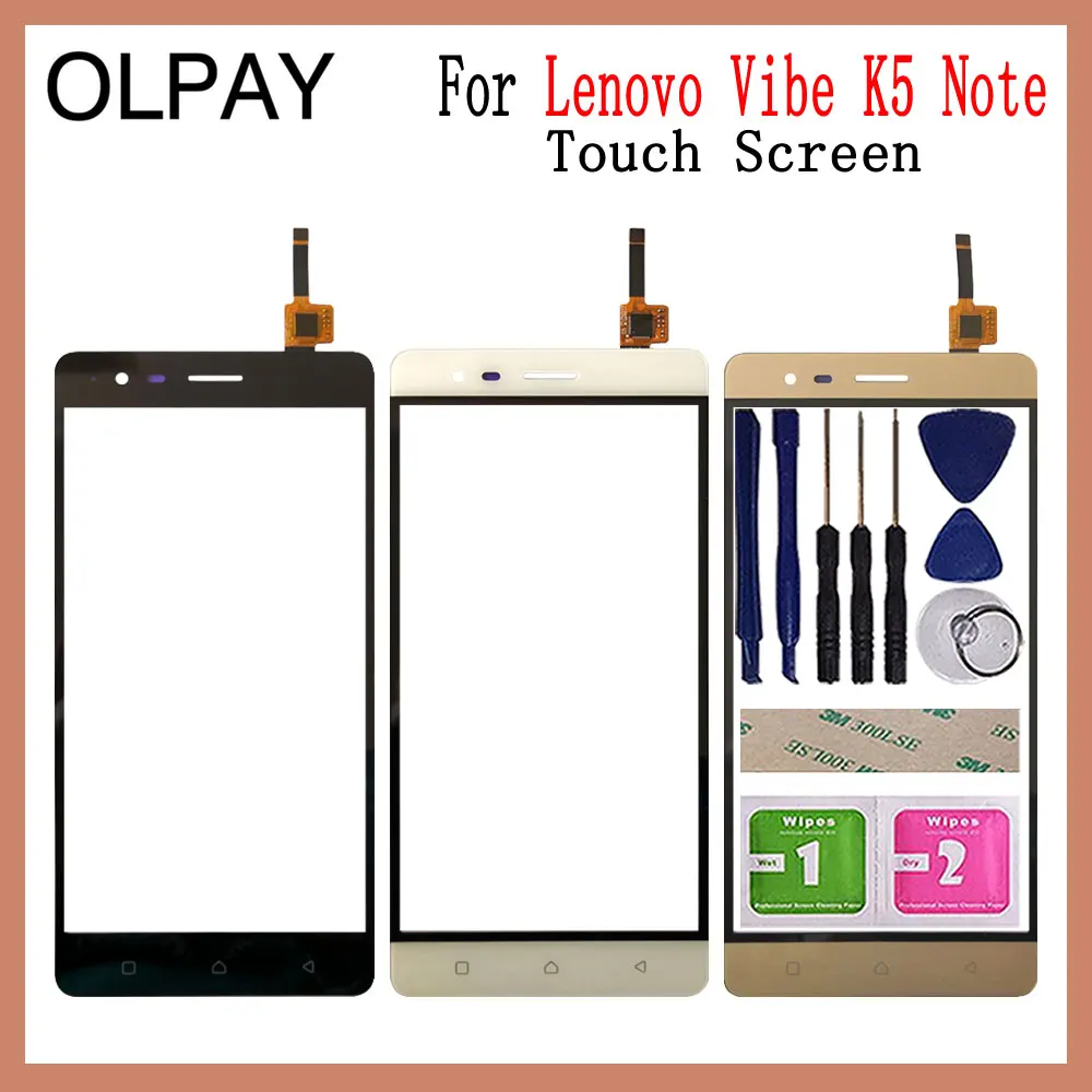 

5.5" inch Touch Screen For Lenovo K5 Note K52e78 Touch Screen Digitizer Panel Front Glass Lens Sensor