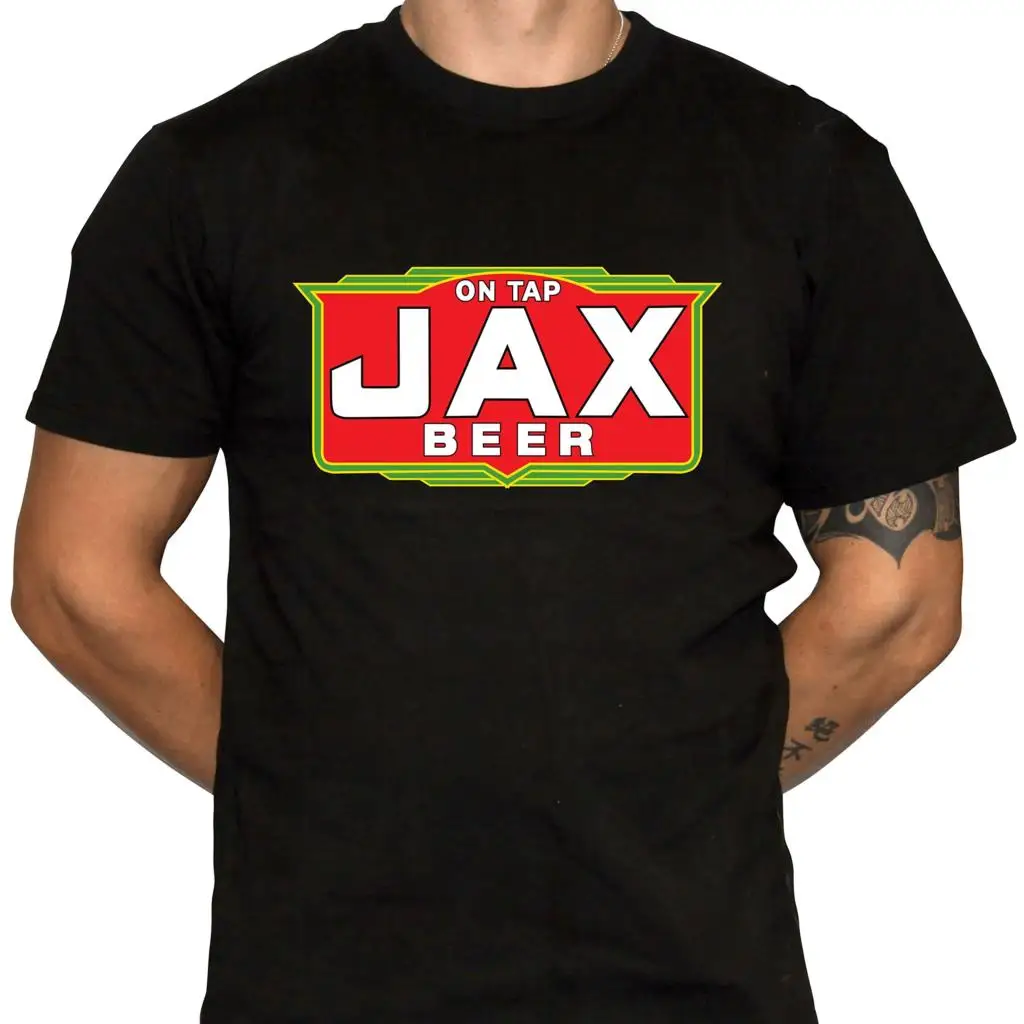 Мужская Черная хлопковая Футболка с круглым вырезом