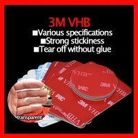 3m round transparent acrylic adhesive double sided tape vhb strong automobile fixed high viscosity square patch waterproof