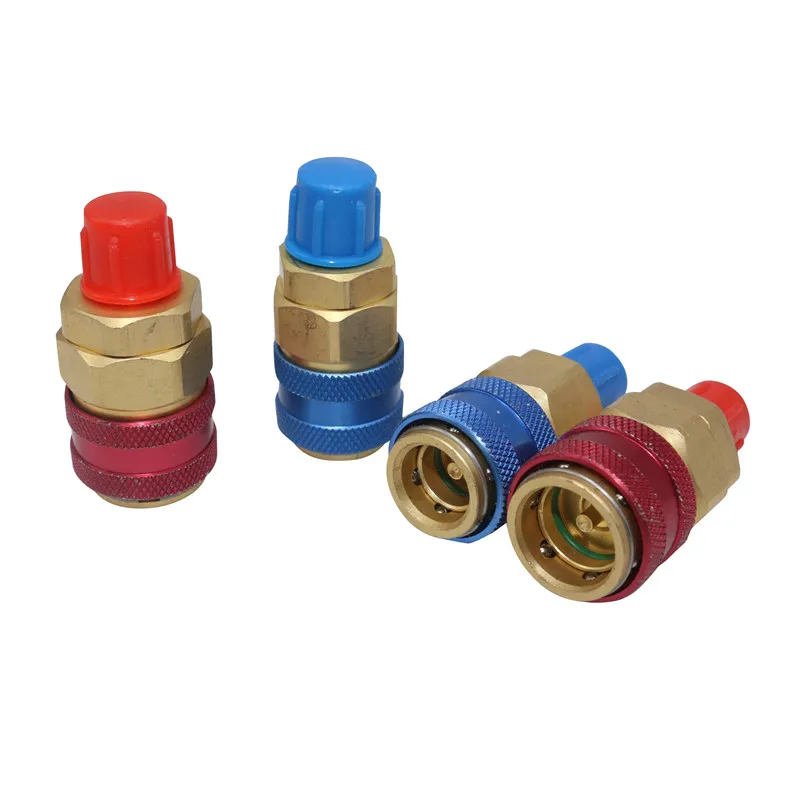 Прямой быстрый соединитель высокого давления R134A автомобильный адаптер для
