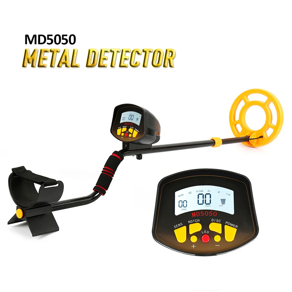 

LCD Display Digital Mining Industry Waterproof Metal Detector Detection Tool Treasure Finder Battery Powered Gold Digger Jewelry